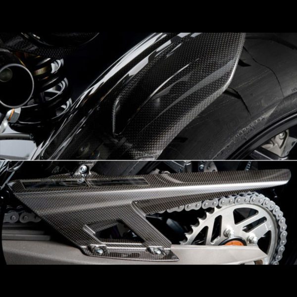 carbon fiber tank and chain covers